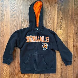 NFL Bengals Kids Hoodie - Black and Orange